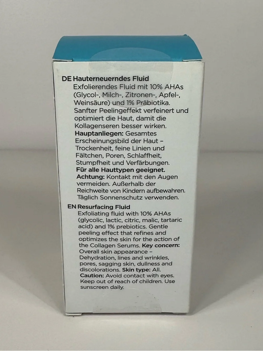 QMS Medicosmetics Active Exfoliant 11% Resurfacing Fluid 1.01 oz / 30 mL NIB